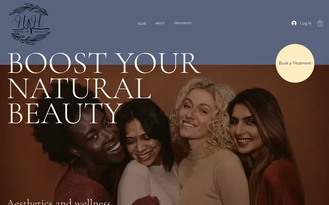 Hope In Health website homepage