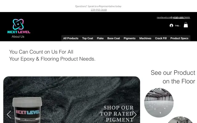 Next Level CCP website homepage