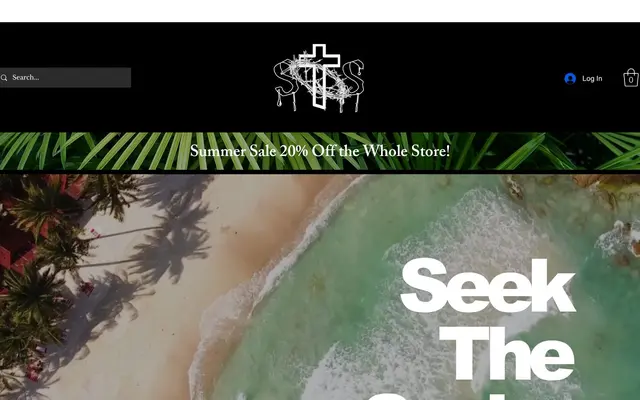 Seek The Savior website homepage