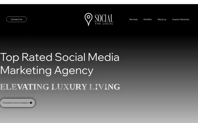 Social The Local website homepage