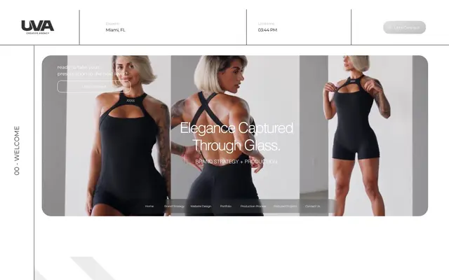 Unified Vision Agency website homepage